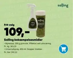 Bilka Salling bekæmpelsesmidler tilbud