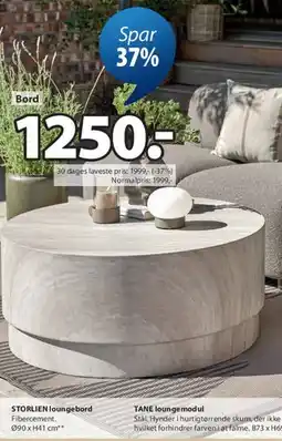 JYSK STORLIGEN loungebord tilbud