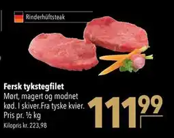 Citti Fersk tykstegfilet tilbud