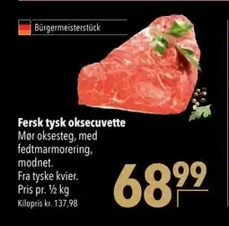 Citti Fersk tysk oksecuvette tilbud