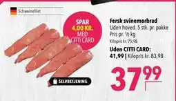 Citti Fersk svinemørbrad tilbud