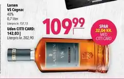 Citti Larsen VS Cognac tilbud