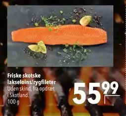 Citti Friske skotske lakseloins/rygfileter tilbud