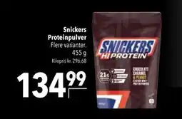 Citti Snickers Proteinpulver tilbud