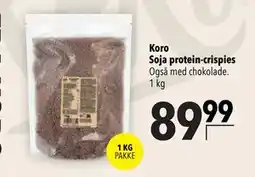 Citti Koro Soja protein-crispies tilbud