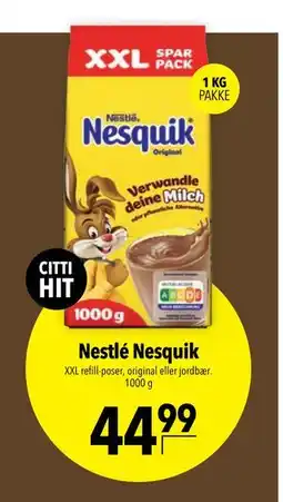 Citti Nestlé Nesquik XXL refill-poser tilbud