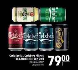 Citti Carls Special, Carlsberg Pilsner, 1883, Nordic eller Sort Guld tilbud