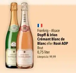 Citti Dopff & Irion Crémant Blanc de Blanc eller Rosé AOP tilbud