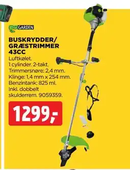 jem & fix BUSKRYDDER/ GRÆSTRIMMER 43CC tilbud