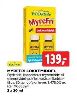 jem & fix MYREFRI LOKKEMIDDEL tilbud