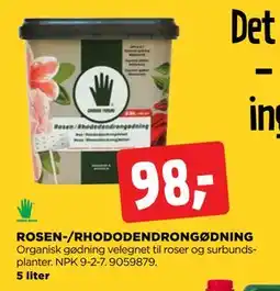 jem & fix ROSEN-/RHODODENDRONGØDNING tilbud