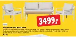 jem & fix SOFASÆT PHILADELPHIA tilbud