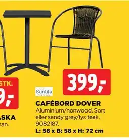 jem & fix CAFÉBORD DOVER tilbud