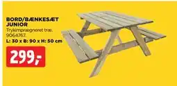 jem & fix BORD/BÆNKESÆT JUNIOR tilbud