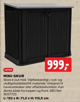 jem & fix MINI-SKUR tilbud