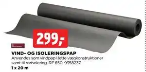 jem & fix VIND- OG ISOLERINGSPAP tilbud