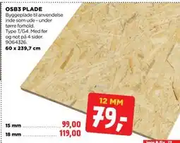 jem & fix OSB3 PLADE tilbud