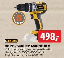 jem & fix BORE-/SKRUEMASKINE 18 V tilbud