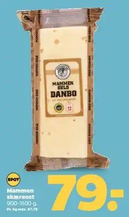 Netto Mammen skæreost (Danbo) tilbud