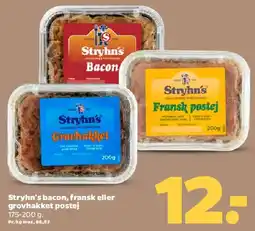 Netto Stryhns postej og bacon tilbud