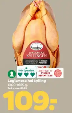 Netto Hel kylling tilbud