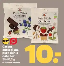 Netto Pure Minis (date bars / oat bites) tilbud