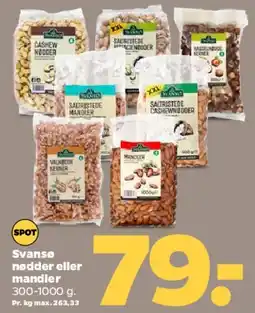 Netto Svansø nødder eller müsli tilbud
