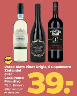 Netto Rocca Alata / Il Capolavoro (vin) tilbud