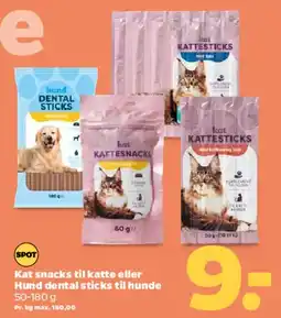Netto Katte- & hundesnacks / Dental sticks tilbud