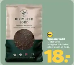 Netto Blomsterjord tilbud