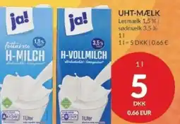 Nielsen's Discount Ja! Uht-mælk tilbud