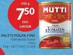 Nielsen's Discount Mutti Polpa fine tilbud