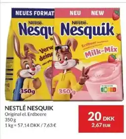 Nielsen's Discount Nestlé nesquik tilbud
