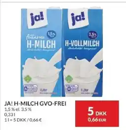 Nielsen's Discount Ja! H-milch gvo-frei tilbud