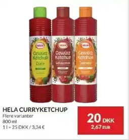 Nielsen's Discount Hela curryketchup tilbud