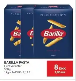 Nielsen's Discount Barilla pasta tilbud