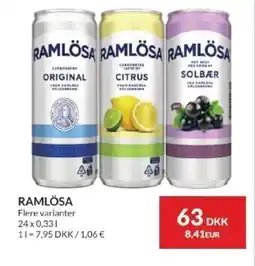 Nielsen's Discount Ramlösa tilbud