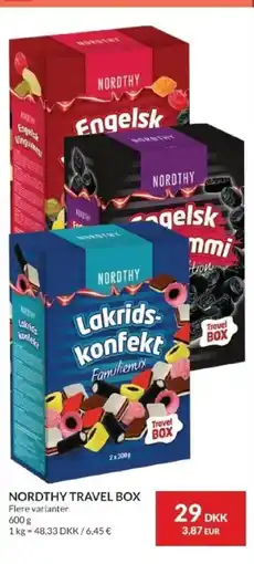 Nielsen's Discount Nordthy travel box tilbud