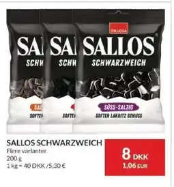 Nielsen's Discount Sallos schwarzweich tilbud