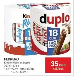Nielsen's Discount Ferrero tilbud