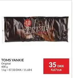 Nielsen's Discount Toms Yankie tilbud