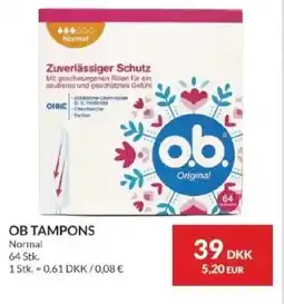 Nielsen's Discount OB Tampons tilbud