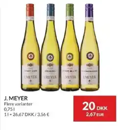 Nielsen's Discount J. MEYER tilbud