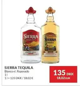 Nielsen's Discount SIERRA TEQUILA tilbud