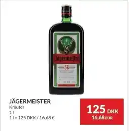 Nielsen's Discount JÄGERMEISTER tilbud