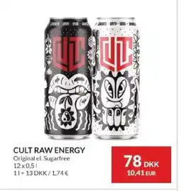 Nielsen's Discount Cult Raw energy tilbud