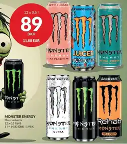 Nielsen's Discount Monster energy tilbud