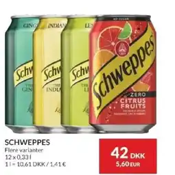 Nielsen's Discount Schweppes tilbud