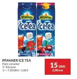 Nielsen's Discount Pfanner Ice tea tilbud