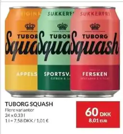 Nielsen's Discount TUBORG SQUASH tilbud